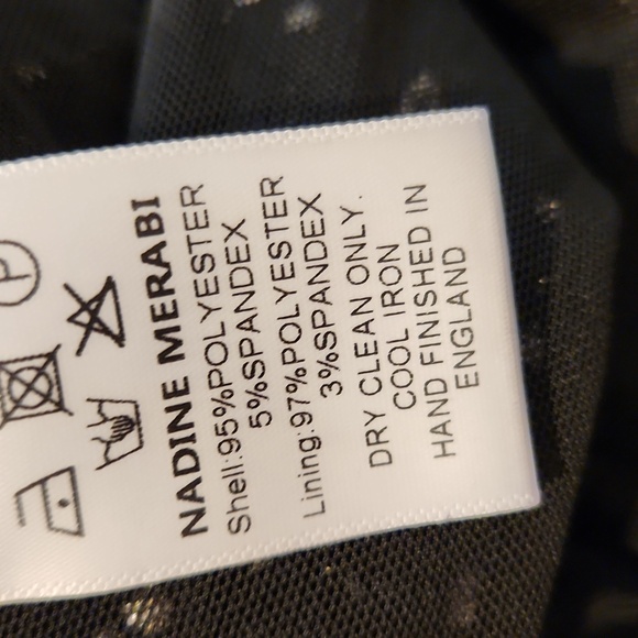 NADINE MERABI Black Sequin Long Sleeve Dress - Picture 16 of 16